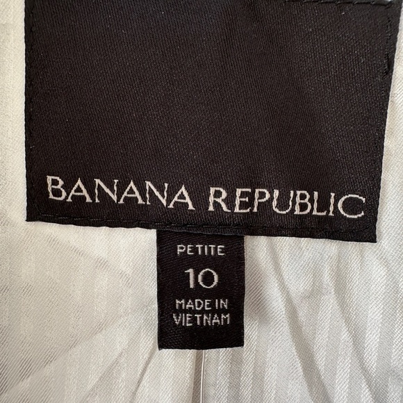 Banana Republic blazer, double breasted, in a stretch cotton blend, gingham - Picture 9 of 12